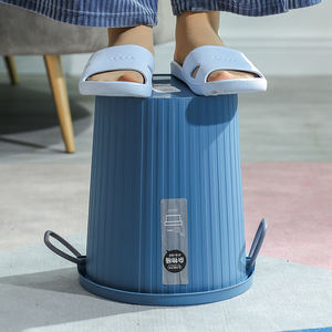 ถังขยะพลาสติกฝาพับ9L ถังขยะมีฝาปิดถังขยะในครัวถังขยะแบบฝาพับ - Product Image 3