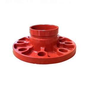 Ansi class150 dễ uốn gang rãnh Bộ chuyển đổi mặt bích cho hệ thống chữa cháy - Product Image 4