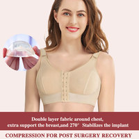 Vêtement de compression ferme post-opératoire de la 1ère étape, type Faja, avec soutien-gorge intégré, pour la récupération après augmentation mammaire et implants - Vente en gros de gaine amincissante