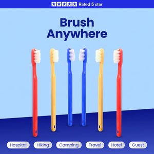 Fournitures hôtelières – Brosse à dents jetable biodégradable pour adulte, poils souples en nylon, pour voyage et usage des clients – OEM, écologique, soins bucco-dentaires - Product Image 2