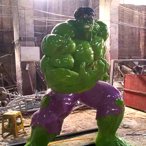 Statua di <span class=keywords><strong>Hulk</strong></span> a Grandezza Naturale in Resina, Scultura in Fibra di Vetro di Personaggio Muscoloso di Film di Supereroi Famosi per Decorazione d'Interni - Product Image 1