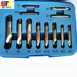 Ansi b94.11m NO.1-NO.10 #1-#10 HSS đầy đủ mặt đất inch Kích thước đồng bằng chuông loại trung tâm khoan bit - Product Image 6