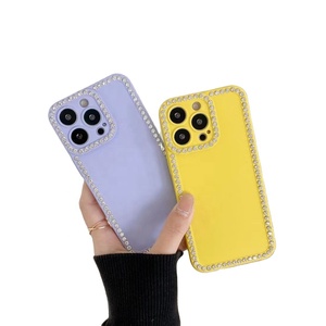 Funda SOMOSTEL Diamante <span class=keywords><strong>para</strong></span> Celular, Carcasa de Teléfono con Diseño de Diamantes <span class=keywords><strong>para</strong></span> <span class=keywords><strong>iPhone</strong></span> 13 <span class=keywords><strong>12</strong></span> 11 X 8 7 6 Series - Product Image 1