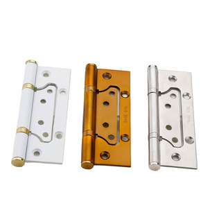 Stainless Steel Hinges 4 Inch 6 Hole 180 Degree Opening For Solid Wood Door Furniture Hardware - Product Image 1
