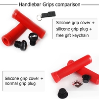 ODI-Empuñaduras de Silicona Suave para Manillar de Bicicleta de Montaña, Cubierta Antideslizante que Absorbe Golpes, Piezas de Ciclismo