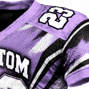 Jersey de Fútbol Americano Premium al por Mayor, Uniforme Deportivo Personalizado con Bordado, Poliéster Transpirable de Secado Rápido - Product Image 3