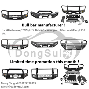 4x4 Car PickUp Truck Steel Anti Rust Rear Bull Bars Parachoques delanteros para Toyota LC300 Lc200 LC150 - Product Image 4