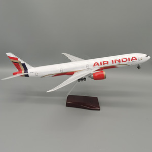 Hot Kids Toys Grande échelle 1:157 47cm Boeing 777 Air India Avions fabriqués en Chine Avions avec lumières LED et roues - Product Image 4