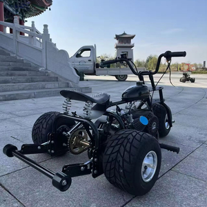 Nuevo Triciclo de Combustible con Arranque a Pedal, Karting de Gasolina para Exteriores, Neumáticos de Vacío, Karting de Carreras en Carretera para Adultos y Niños - Product Image 5