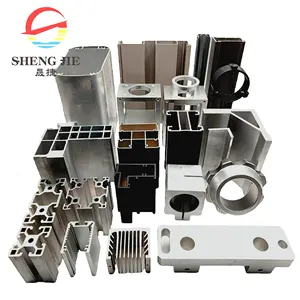 Fabricante de peças de usinagem CNC para extrusão industrial série 6000 de perfis de extrusão de liga de alumínio anodizado