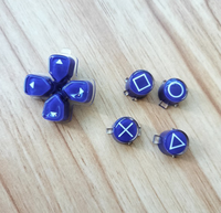 Boutons de manette PS5, boutons D-PAD et ABXY pour manette PS5, pièces de rechange DIY pour coque PS5