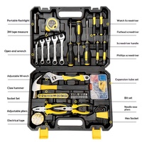 Ensemble d'outils en acier au carbone, boîte à outils combinée, kit de réparation automobile, clé à molette, tournevis, cadeau, directement de l'usine