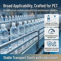Lubrifiant pour chaînes de convoyeurs à haut taux de dilution pour PET/verre/boîtes - Biodégradable, sans phosphore, faible mousse