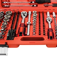 Kit d'outils universel à douilles à dégagement rapide, clé à cliquet, kit de réparation combiné pour l'entretien automobile