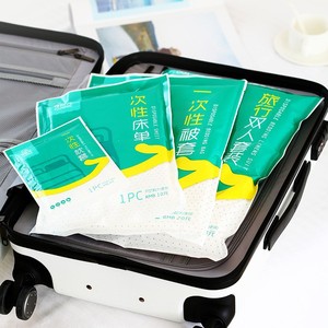 Disposable Bedding Set 180cm x 200-220cm Non Woven Fabric Solid Color Travel Hotel Use - Product Image 1