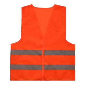 Chaleco Reflectante de Poliéster Amarillo Naranja de Alta Visibilidad CE EN471, Ropa de Seguridad con Logotipo Personalizado - Product Image 2