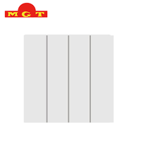 Interrupteur mural électrique OEM blanc pour panneau lumineux, idéal pour grandes villas, hôtels et couloirs intérieurs