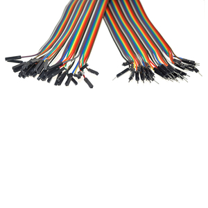 OKY0074 OEM Câble ruban de liaison mâle-femelle 40 broches 40 cm, connecteur coloré sans soudure pour platine d'expérimentation DIY - Product Image 2