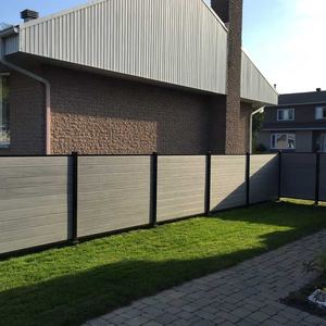 Phong cách mới dễ dàng cài đặt gỗ WPC hàng rào chà nhám bề mặt WPC decking hàng rào - Product Image 4