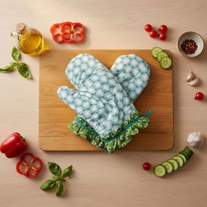 Guantes de Cocina de Algodón Sublimados Personalizados, Ecológicos y Resistentes al Calor para Horno/Parrilla |   Proveedor - Product Image 1