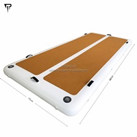 JTRDA yacht gonflable mer bob dock plate-forme piscine eau équipement de jeu île flottante pêche kayak bateau