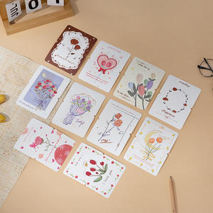 Carte de vœux en carton imprimée en couleur pour la Journée de la Femme, la Fête des Mères, l'encounter romantique, la Saint-Valentin, Thanksgiving, la Journée des Enseignants - Product Image 1