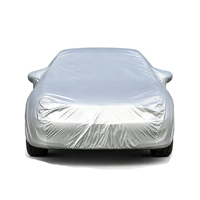 Housse de voiture universelle toutes saisons en tissu Oxford épais et isolé, résistante à l'eau, aux UV, à la grêle et aux rayures