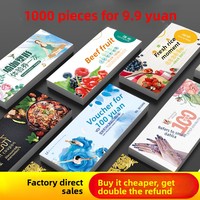 Impression de cartes de visite personnalisées avec conception gratuite, origine Jiangxi, anti-contrefaçon, pour la promotion publicitaire