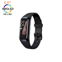 Pulsera Inteligente con Monitor de Actividad Física, Podómetro, Monitor de Sueño y Frecuencia Cardíaca para Hombres y Mujeres, Pantalla AMOLED HD de 1.1 Pulgadas, Resistente al Agua IP67
