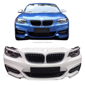 Prodotto di fabbrica 2014-2017 per <span class=keywords><strong>BMW</strong></span> <span class=keywords><strong>serie</strong></span> <span class=keywords><strong>2</strong></span> F22 F23 MT paraurti anteriore usato condizione include griglia anteriore - Product Image 1