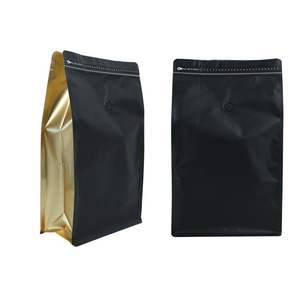 ถุงกาแฟ Mylar แบบสัมผัสนุ่มแปดด้านปิดผนึกซิปพิมพ์ลายตามสั่งขนาด250กรัม500กรัมรีไซเคิลได้ - Product Image 1