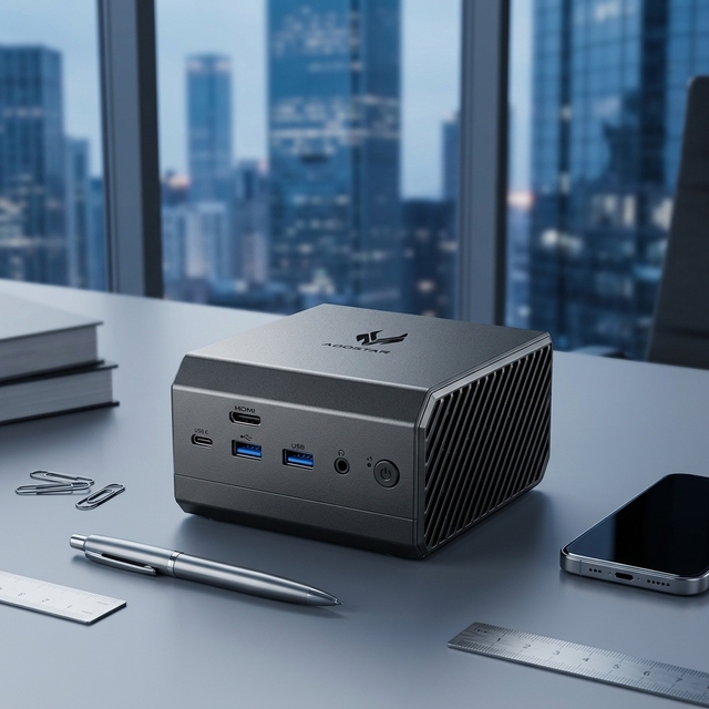 HK AI9 New Quad Core Mini PC AMD Ryzen AI 9 HX 370 HX 370 4GB/8GB DDR5 32GB/1TB SSD Integrated Graphics 5G WiFi Window 11 Pro