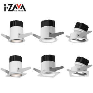 L'aluminium anti-éblouissant peint le noir blanc <span class=keywords><strong>Ip44</strong></span> enfoncé montant l'épi de 10w 12w a mené la <span class=keywords><strong>lampe</strong></span> de tache - Product Image 1