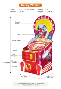 Machine d'arcade Happy Winner Candy : Jeu de loterie aux sucettes pour centres commerciaux et salles de jeux - Product Image 4