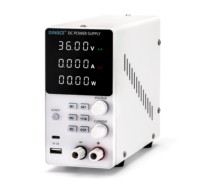 Catu Daya DC 300W 0-30V 10A Mini Programmable Triple Display CV CC USB Type C MODBUS Output Tunggal Casing Logam untuk Perbaikan Laboratorium