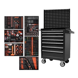 Xe công cụ sửa chữa tủ công cụ ngực trên bánh xe với các công cụ - Product Image 4