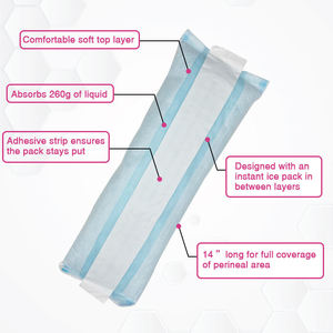 Thuận tiện dùng một lần đáy chậu làm mát Pad ngay lập tức băng gói sau sinh đáy chậu lạnh gói nóng & lạnh - Product Image 4