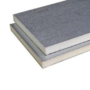 Pannello in Schiuma PU Pre-Isolato per Condotti d'Aria, Sistema HVAC con Foglio di Alluminio PI, Pannello Composito in Schiuma di Poliuretano - Product Image 2