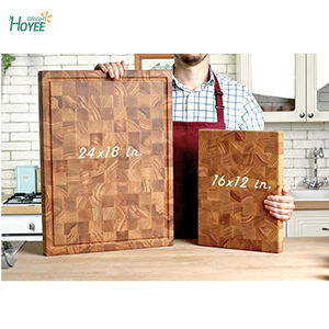 Planche à découper professionnelle pour bloc de <span class=keywords><strong>boucher</strong></span> 24x18 pouces planche à découper extra large en bois épais <span class=keywords><strong>double</strong></span> face pour grain d'extrémité - Product Image 4