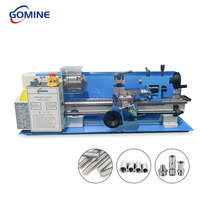 Mini tour à métaux manuel de haute précision 550W, 7x14 pouces, portée de 180 mm, banc de 350 mm, pour tournage, filetage, perçage et réparation de freins