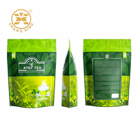 Sachet Doypack Personnalisé Imprimé en Gravure avec Fermeture Zip en Aluminium et Plastique pour Emballage de Thé en Poudre et Café