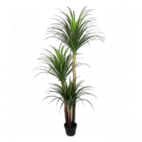 Arbre artificiel Dracaena sans entretien, sans arrosage, sans élagage, plante artificielle Dracaena pour la décoration d'hôtel, de bureau, de maison, hauteur personnalisée