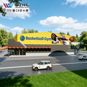 Edificio para Torneos de Baloncesto de Primera Calidad con Estructura de Acero de Gran Vano y Techo Alto - Product Image 1