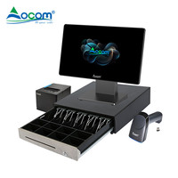 POS-система OCOM POS-1566 с 15,6-дюймовым емкостным сенсорным экраном, Windows 10/11, Bluetooth/Wi-Fi для розничных операций