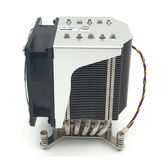 Factory OEM Intel Socket LGA 2011/2066 V3 4U Active Copper Aluminum Ball Bearing CPU Cooler LED Heatsink Cooling Processor
