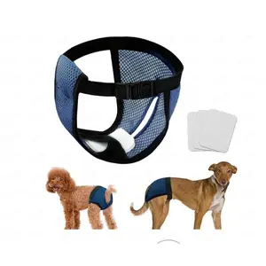 Kingtale tùy chỉnh thoáng khí có thể thay thế Dì khăn chó sinh lý quần chống quấy rối quần an toàn cho chó