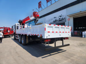 12tons Straight Boom <b>Truck</b> Mounted Crane with Telescopic Boom Crane for Urban Cargo Loading and Construction Delivery - Product Image 4