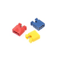 NOUVEAU Capuchon de court-circuit Espacement 2.54MM Noir Jaune Rouge Bleu Capuchon de connecteur de broche de bloc de court-circuit
