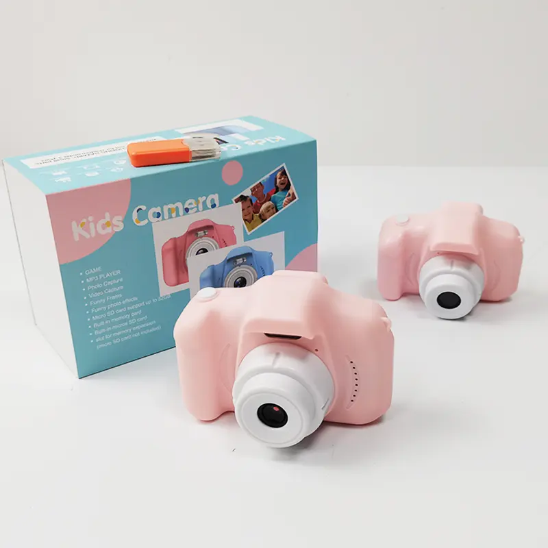 Mini Cartoon Digital Photo Multifunctionele Micro Camera Speelgoed Draagbare Kind Selfie Camera Speelgoed Met Lanyard Voor Kinderen Vakantie Geschenken