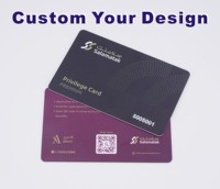 Tarjeta de Membresía Personalizada de PVC con Código de Barras, Tarjeta de Regalo VIP con Código QR